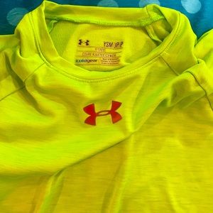 Lime green boys long sleeve shirt
